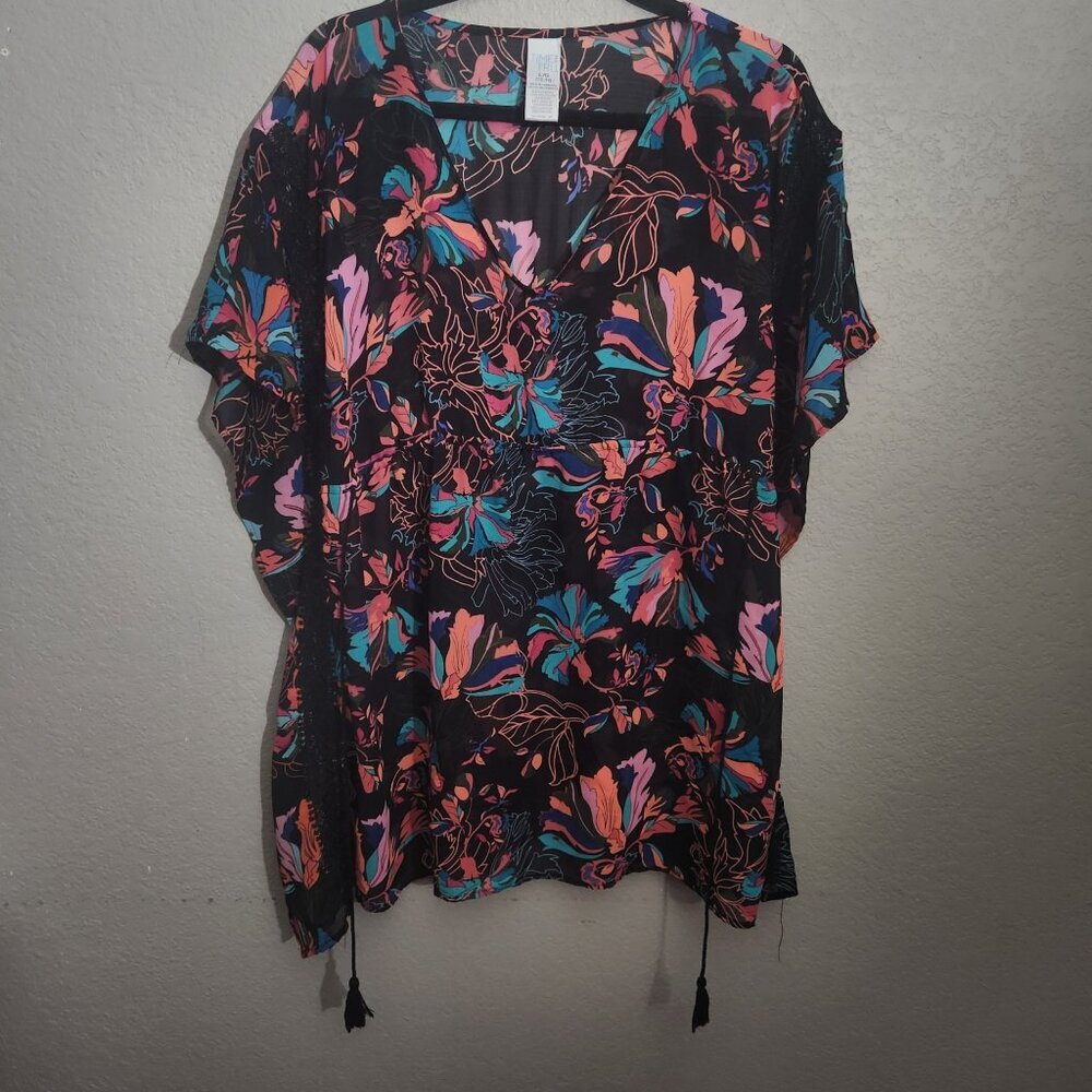 Swim Coverup Large Floral